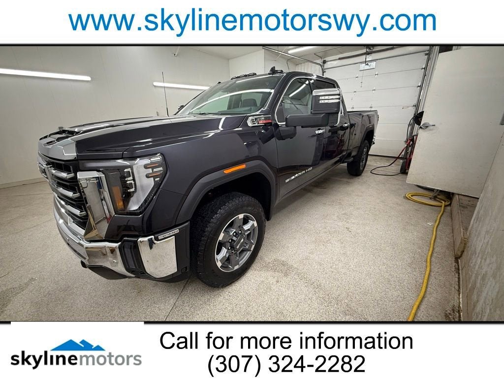 2026 GMC Sierra 3500 HD SLT in Titanium Rush Metallic — front three-quarter view